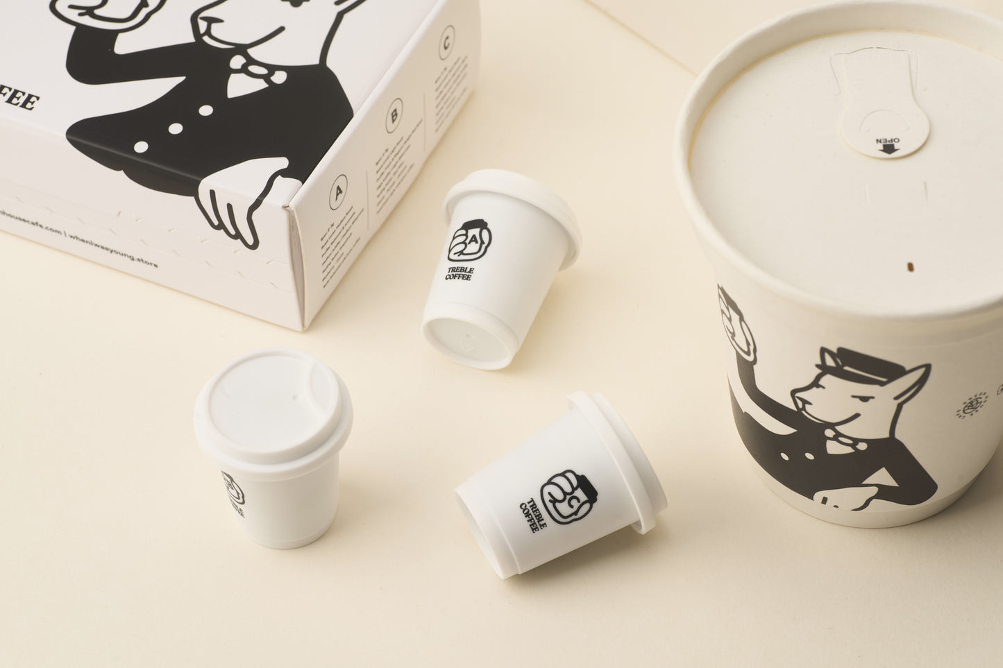 TREBLE COFFEE – Coffee Pod Set (6 Pods + Sticker)