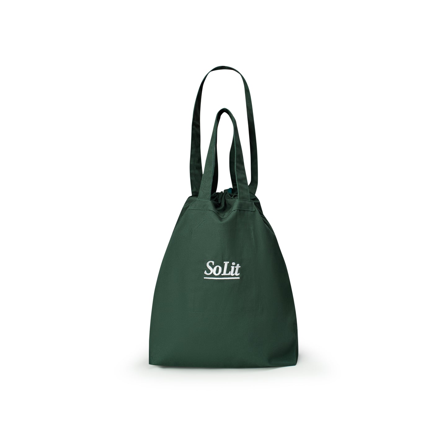 So Lit Drawstring Shoulder Tote