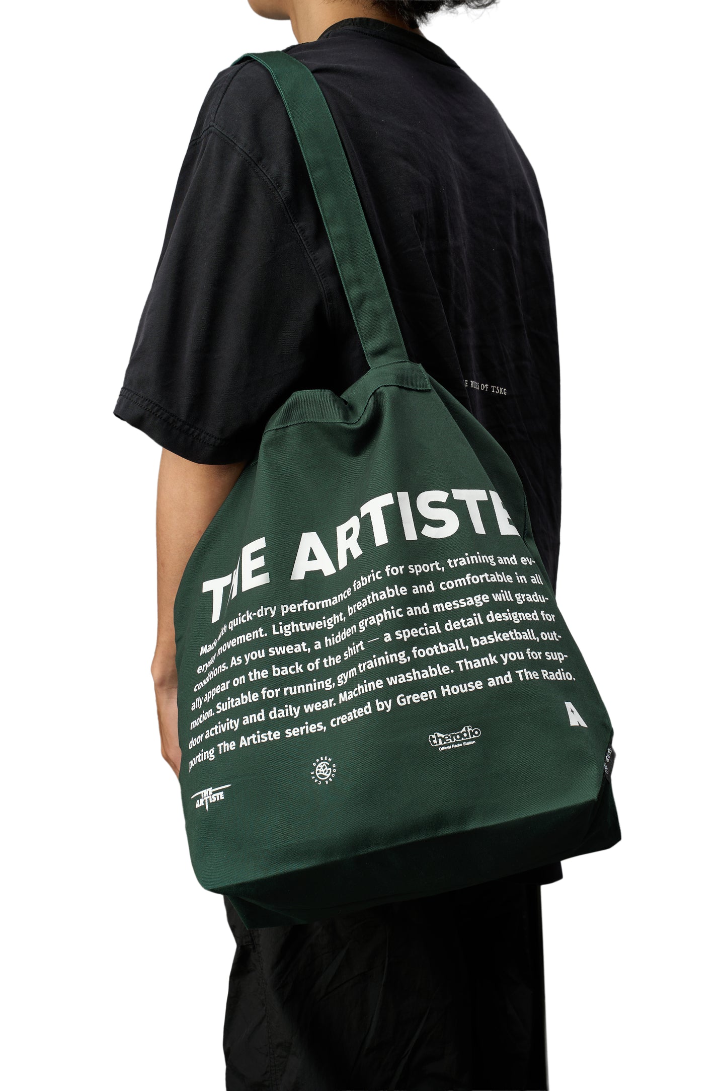 So Lit Drawstring Shoulder Tote