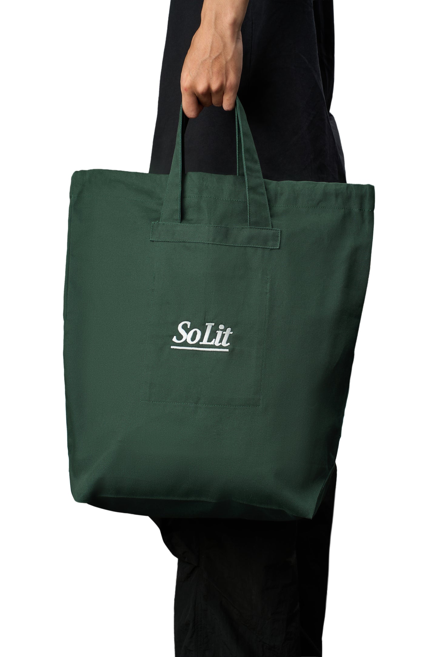 So Lit Drawstring Shoulder Tote