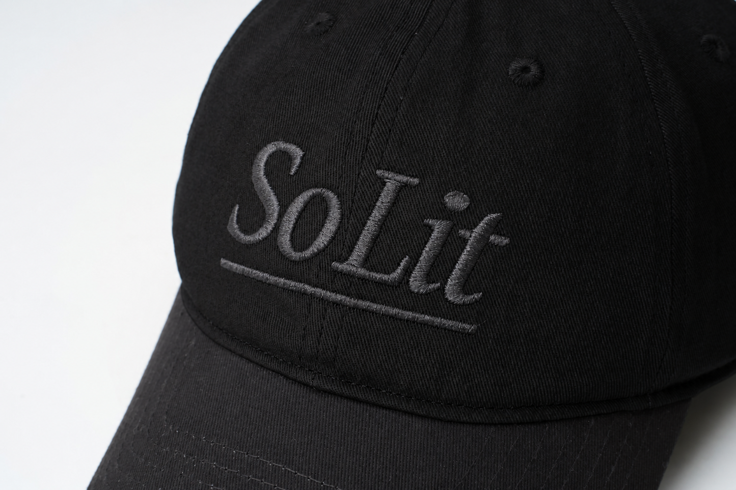 So Lit Embroidered Cap