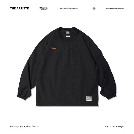 THE ARTISTE TECHNICAL LS SHIRT — BLACK