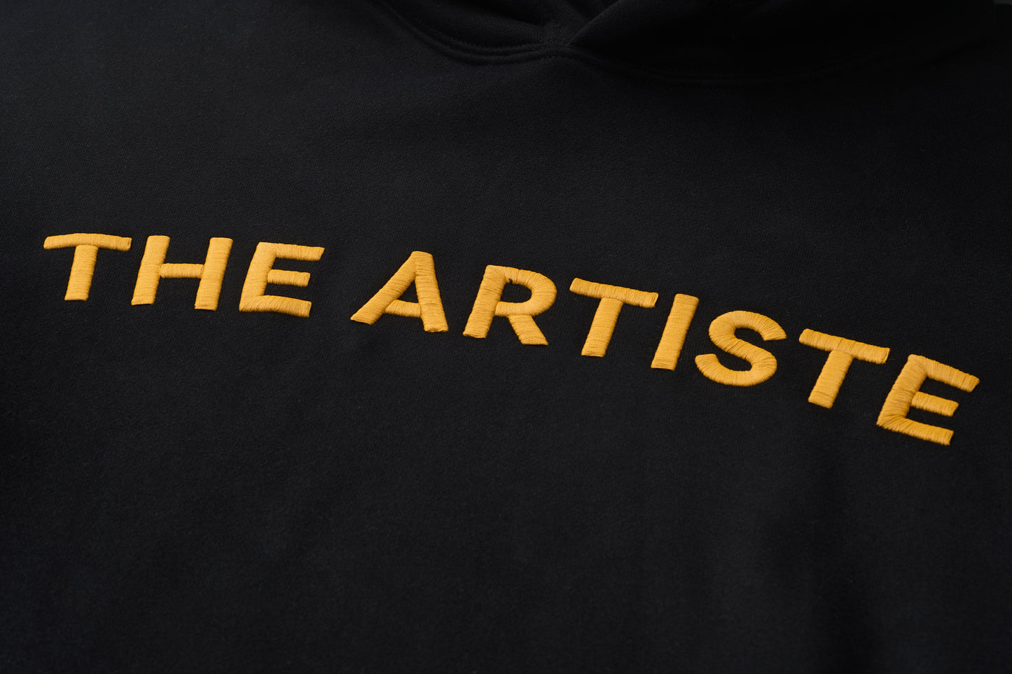 THE ARTISTE DRAGON HEAD HOODED-BLACK