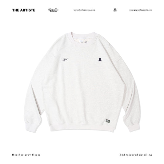 THE ARTISTE STANDARD CREWNECK — HEATHER GREY