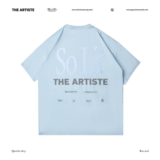 So Lit Quick-Dry Reveal T-Shirt SKY BLUE