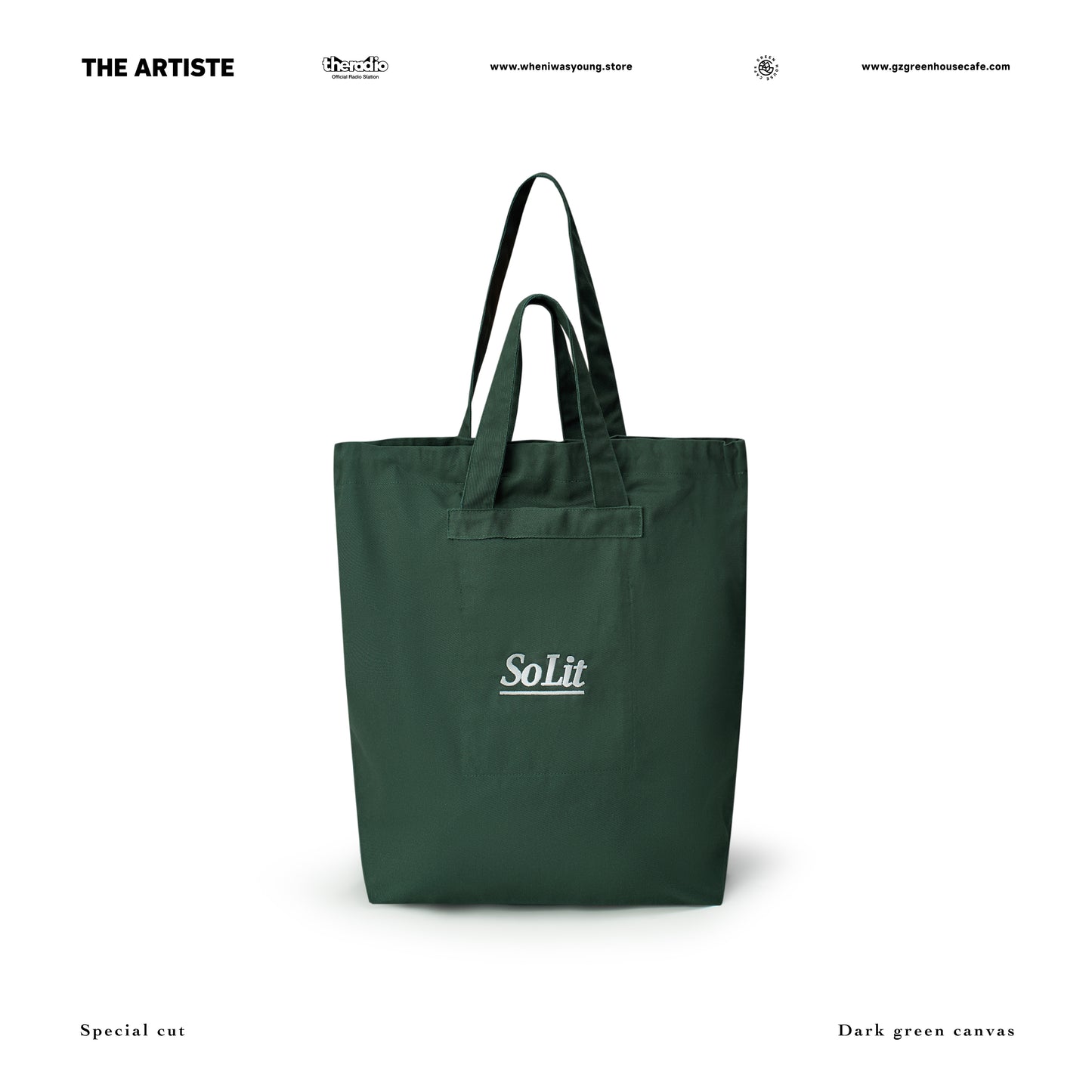 So Lit Drawstring Shoulder Tote